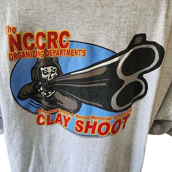 3/$26 Alliance Graphics Gray Short Sleeve Crew Neck Tee NCCRC Clay Shoot - 2XL - Picture 5 of 8